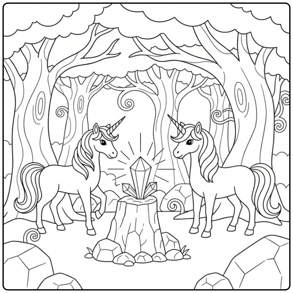 Download the Unicorn for Endless Coloring Fun coloring page