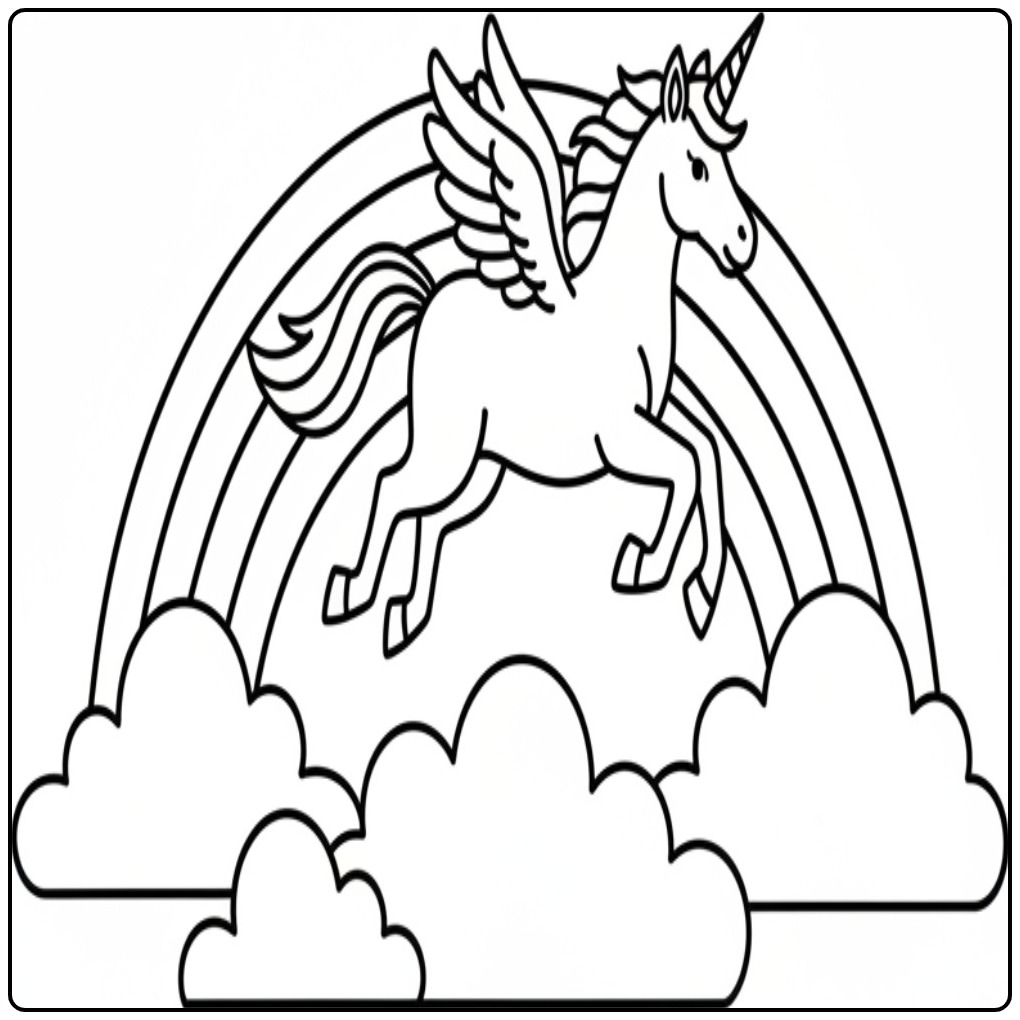 Download Now You Unicorn coloring page