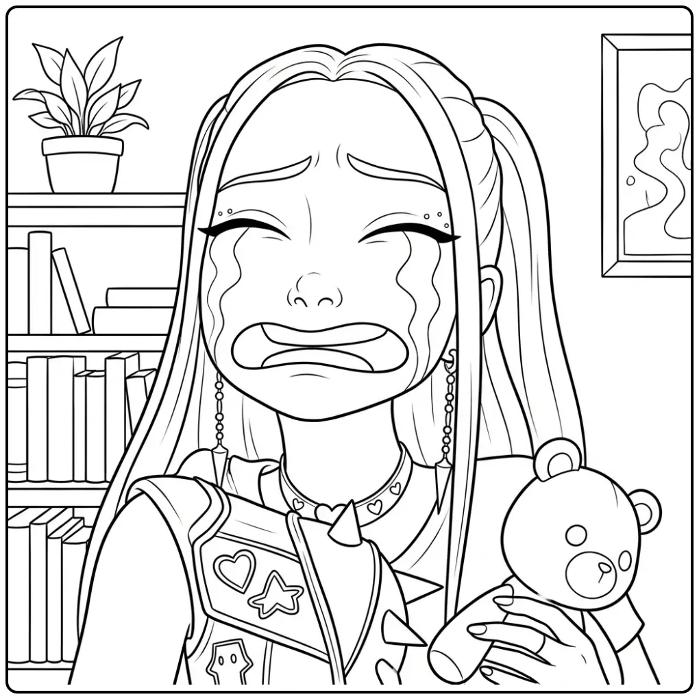 KPop Demon Hunters Mira Download 1 coloring page