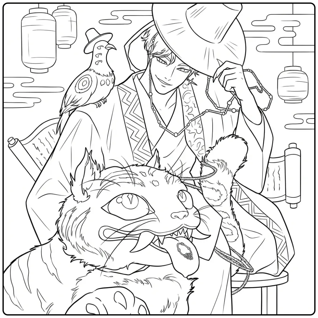 KPop Demon Hunters Derpy Adventure 1 coloring page