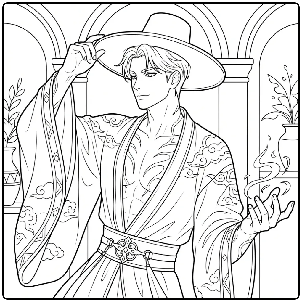 Exploring the Jinu KPop Demon Hunters Fire coloring page