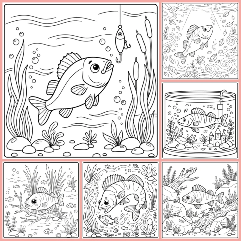 Zander coloring page collection cover