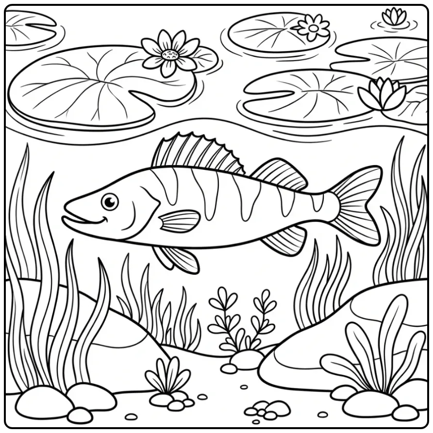 Fun Zander coloring page