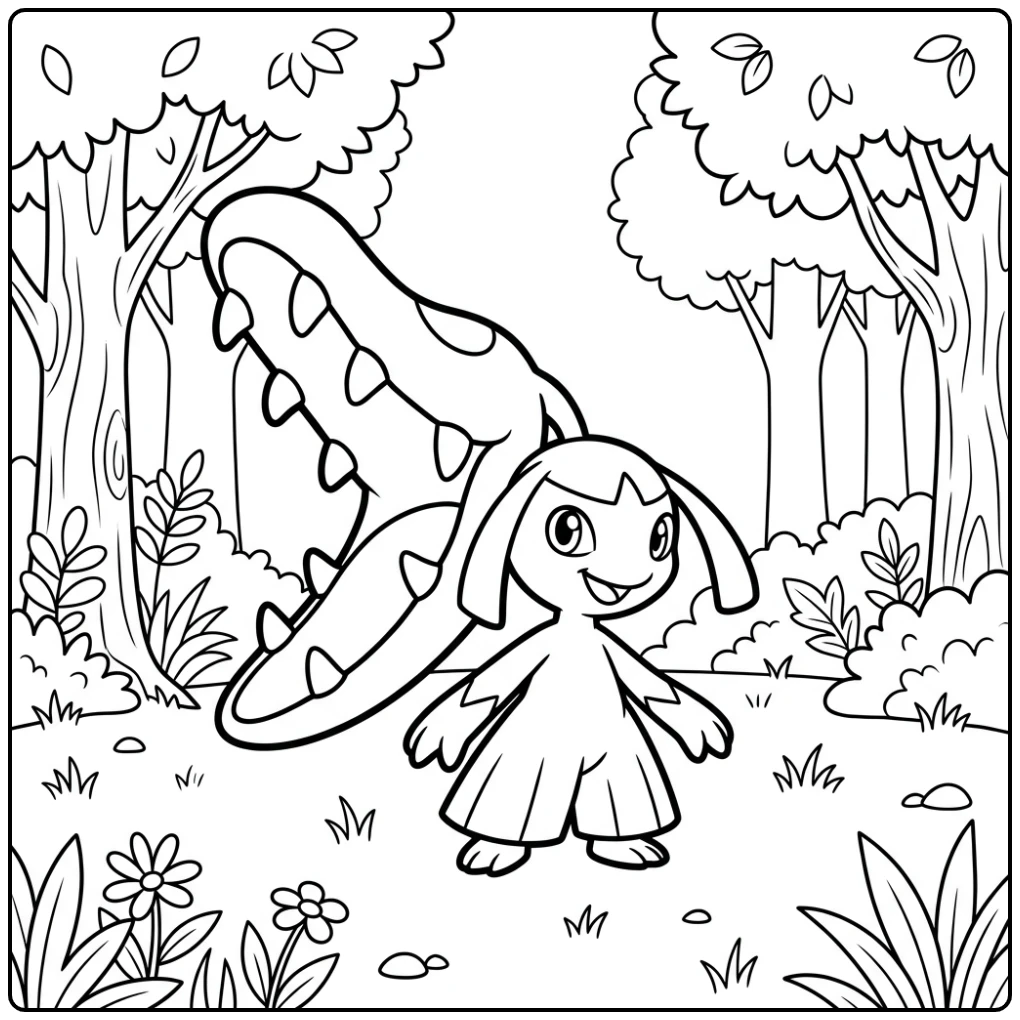 Pokemon Mawile coloring page