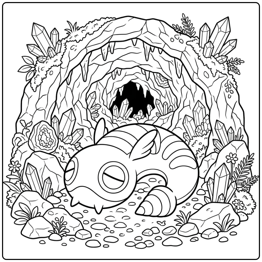 Pokemon Dunsparce coloring page