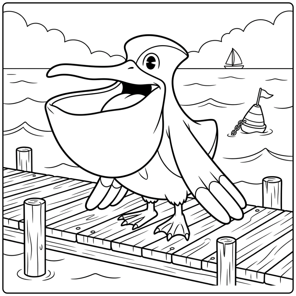 Pokemon Pelipper coloring page