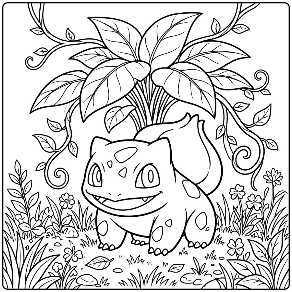 Bulbasaur coloring page