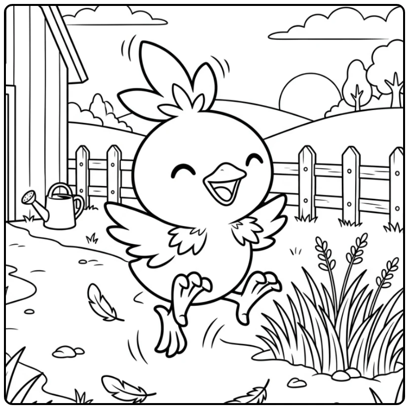 Pokemon Torchic coloring page