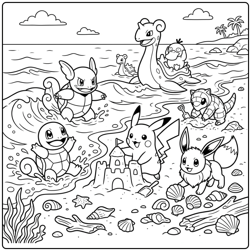 Pokemon coloring page