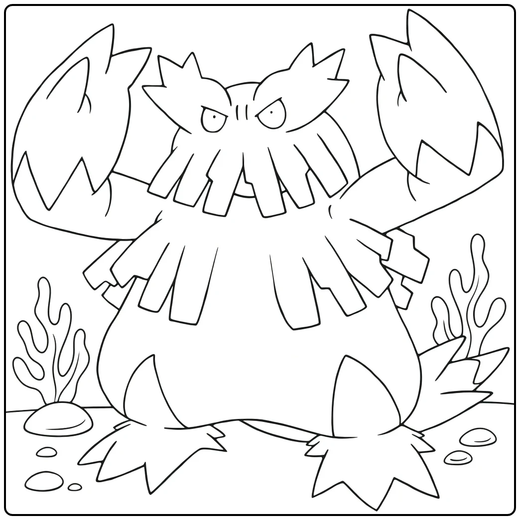 Abomasnow for Kids Print and Color coloring page