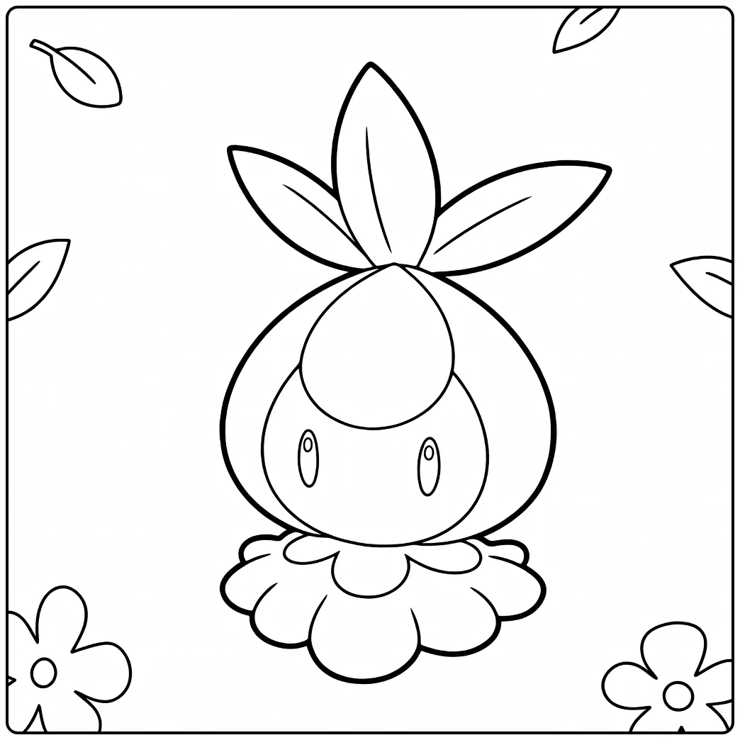 Fun Petilil and Print coloring page