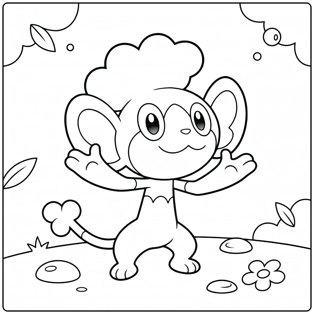 Pokemon Conkeldurr coloring page
