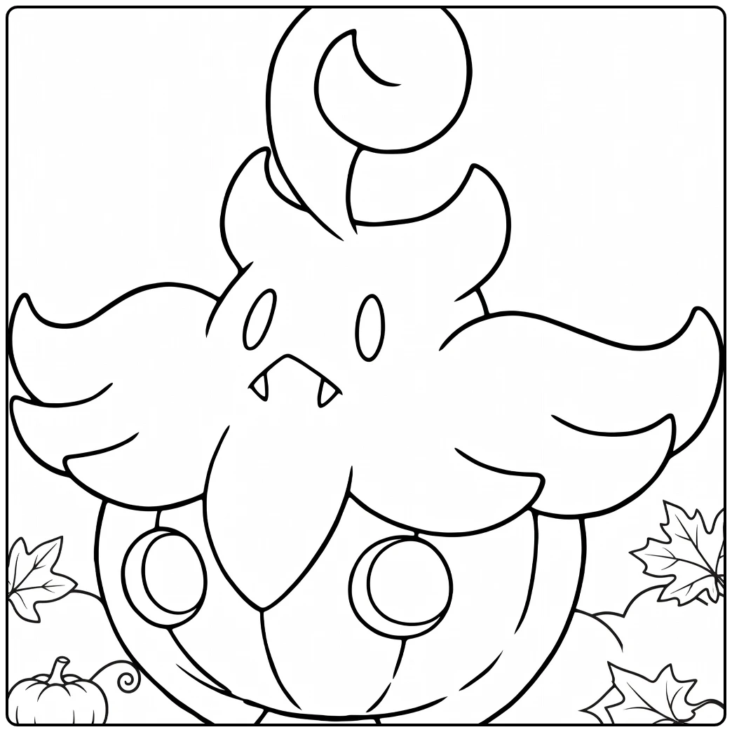 Fun Pumpkaboo for Halloween Color coloring page