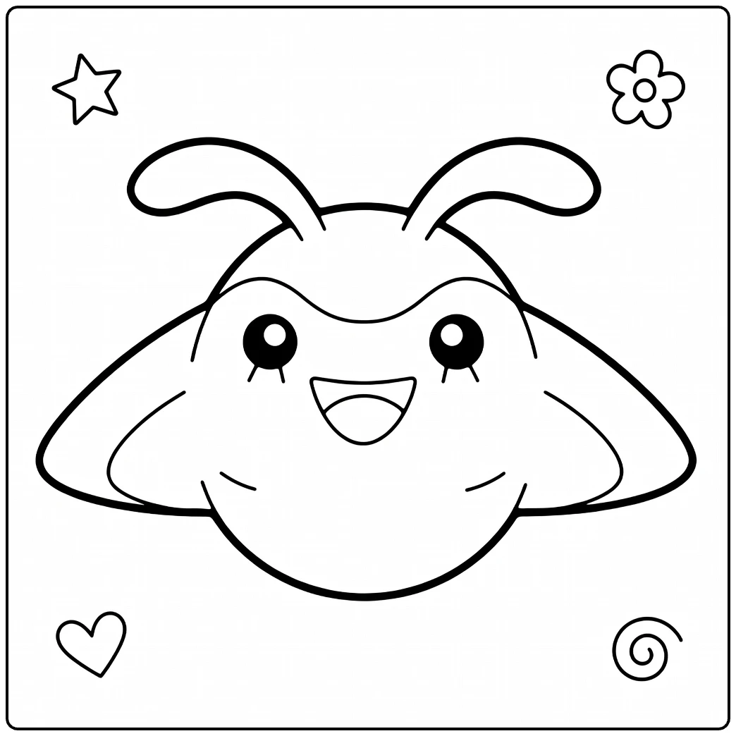 Mantine Water Pokemon Fun Color coloring page