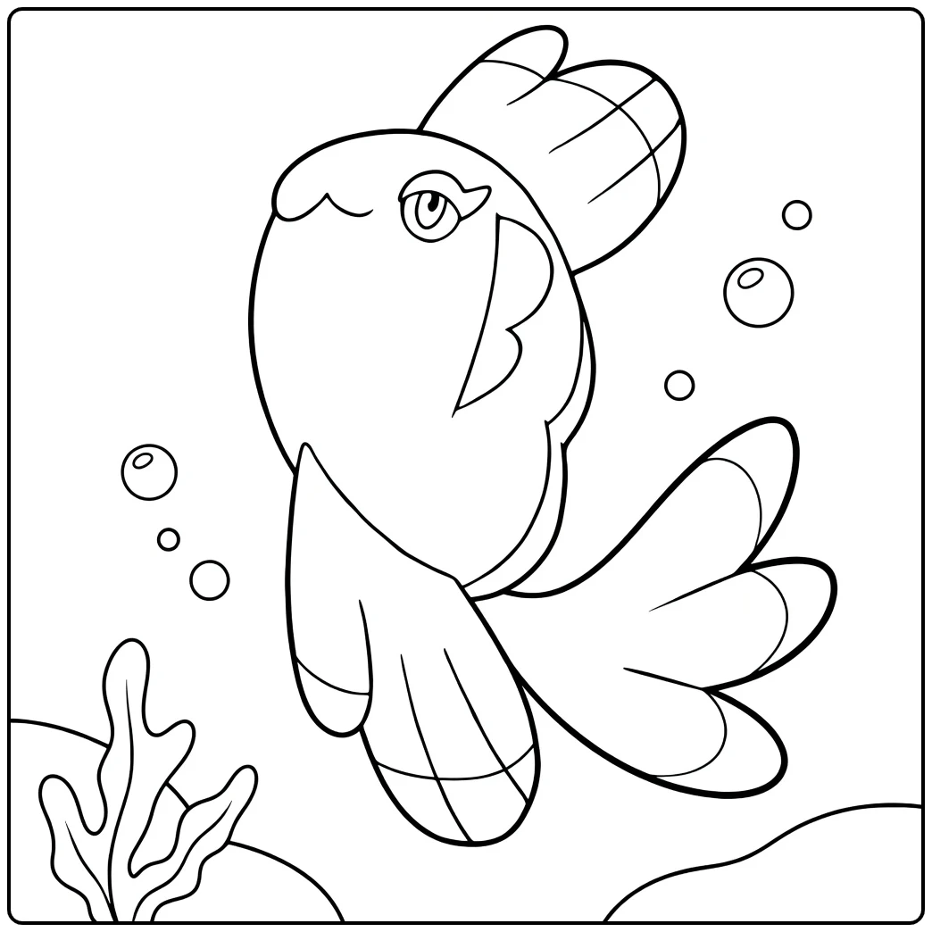 Pokemon Alomomola coloring page