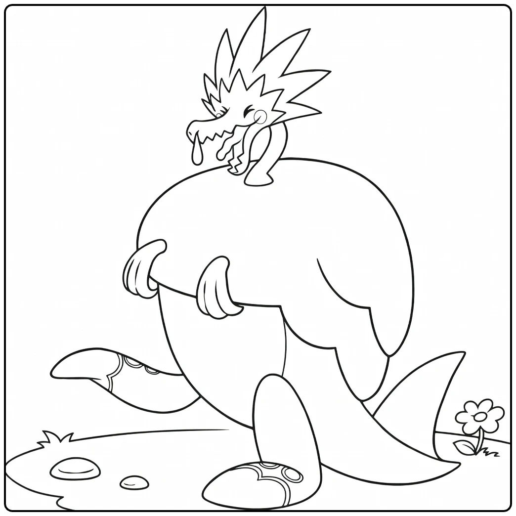 Pokemon Arctozolt for Kids coloring page