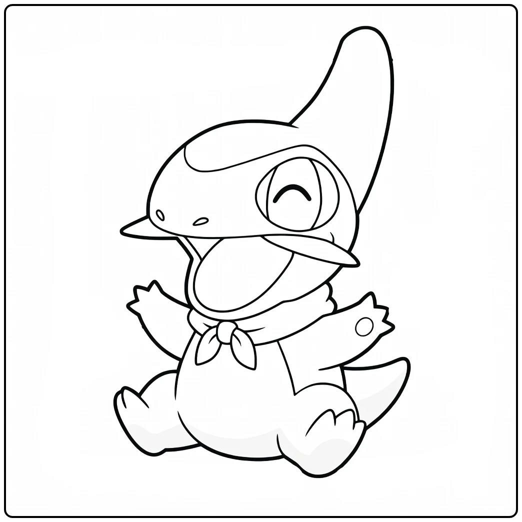 Pokemon Axew coloring page