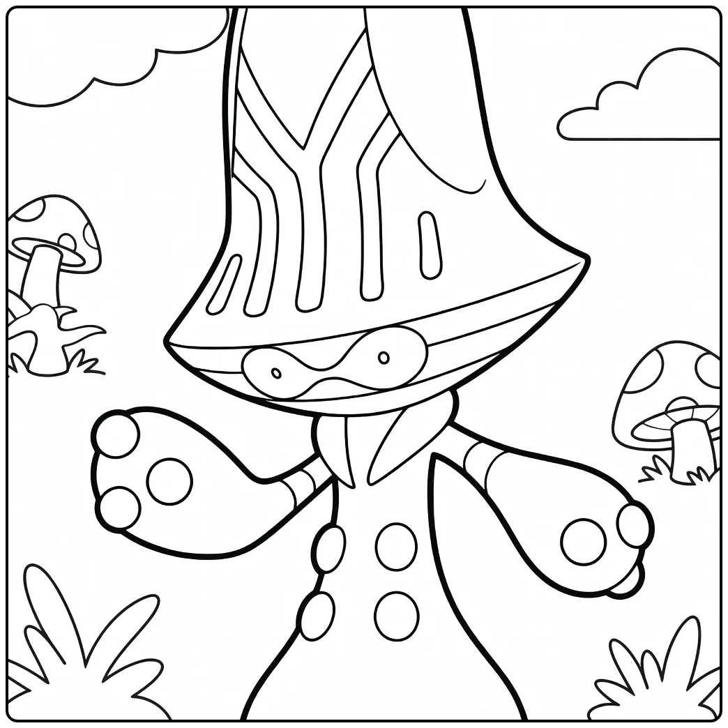 Pokemon Beheeyem coloring page