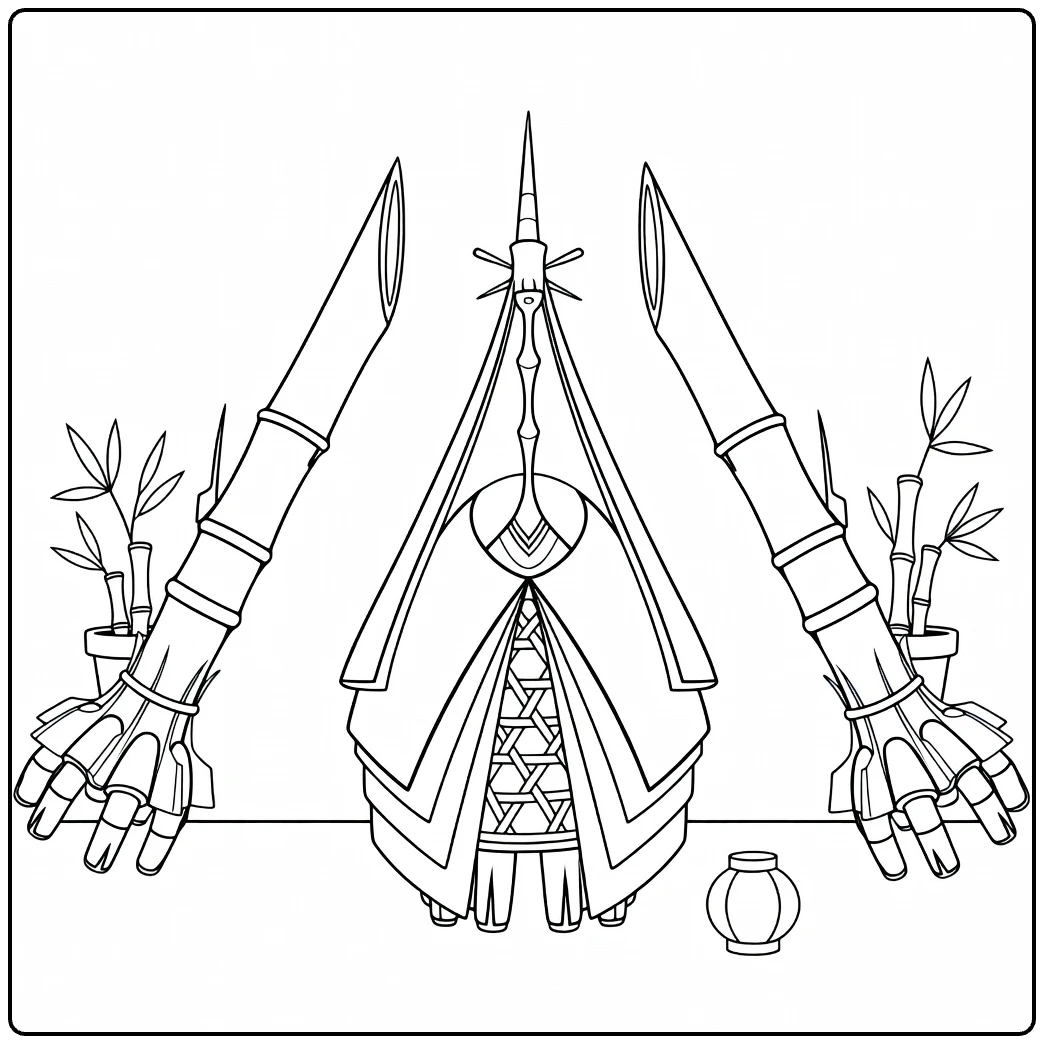 Pokemon Celesteela for Kids coloring page