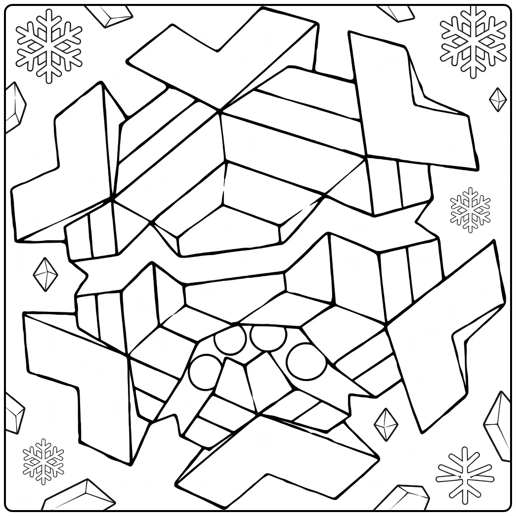 Pokemon Cryogonal coloring page
