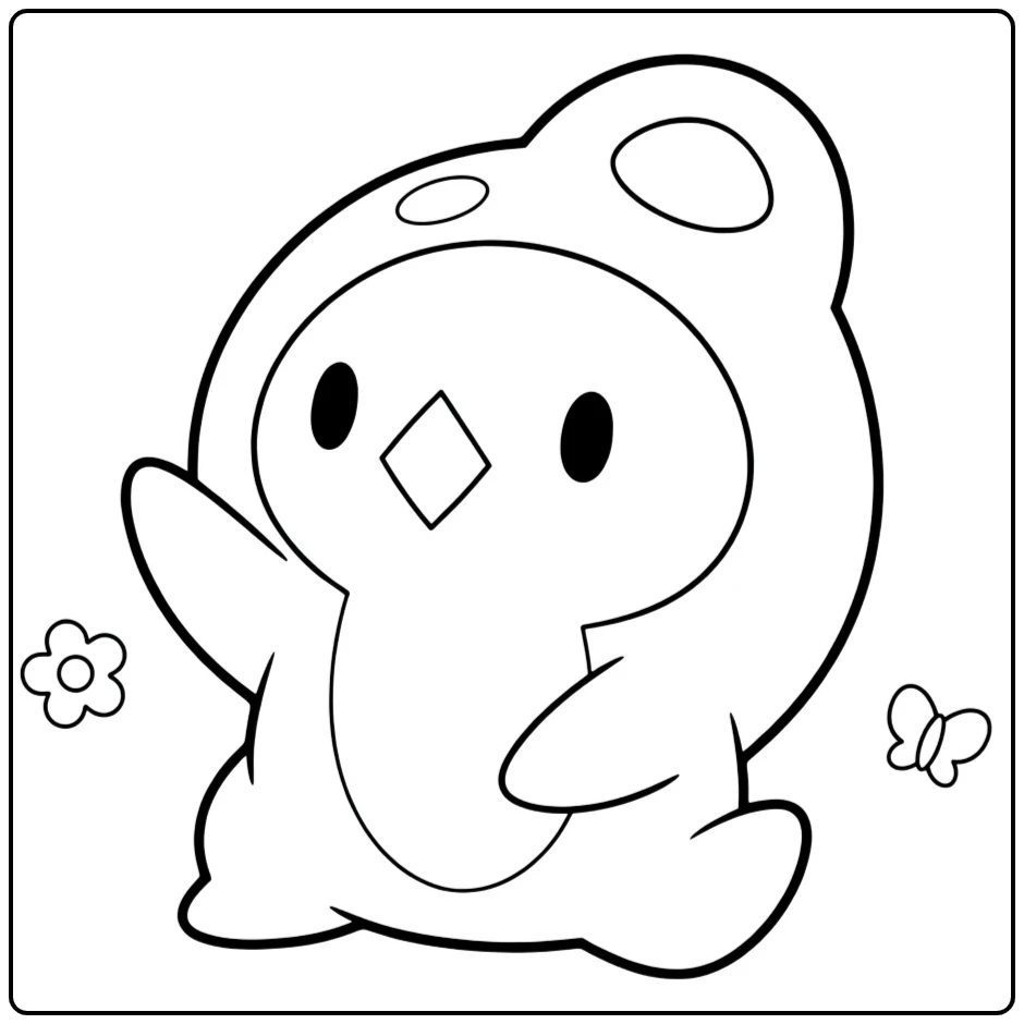 Pokemon Duosion coloring page
