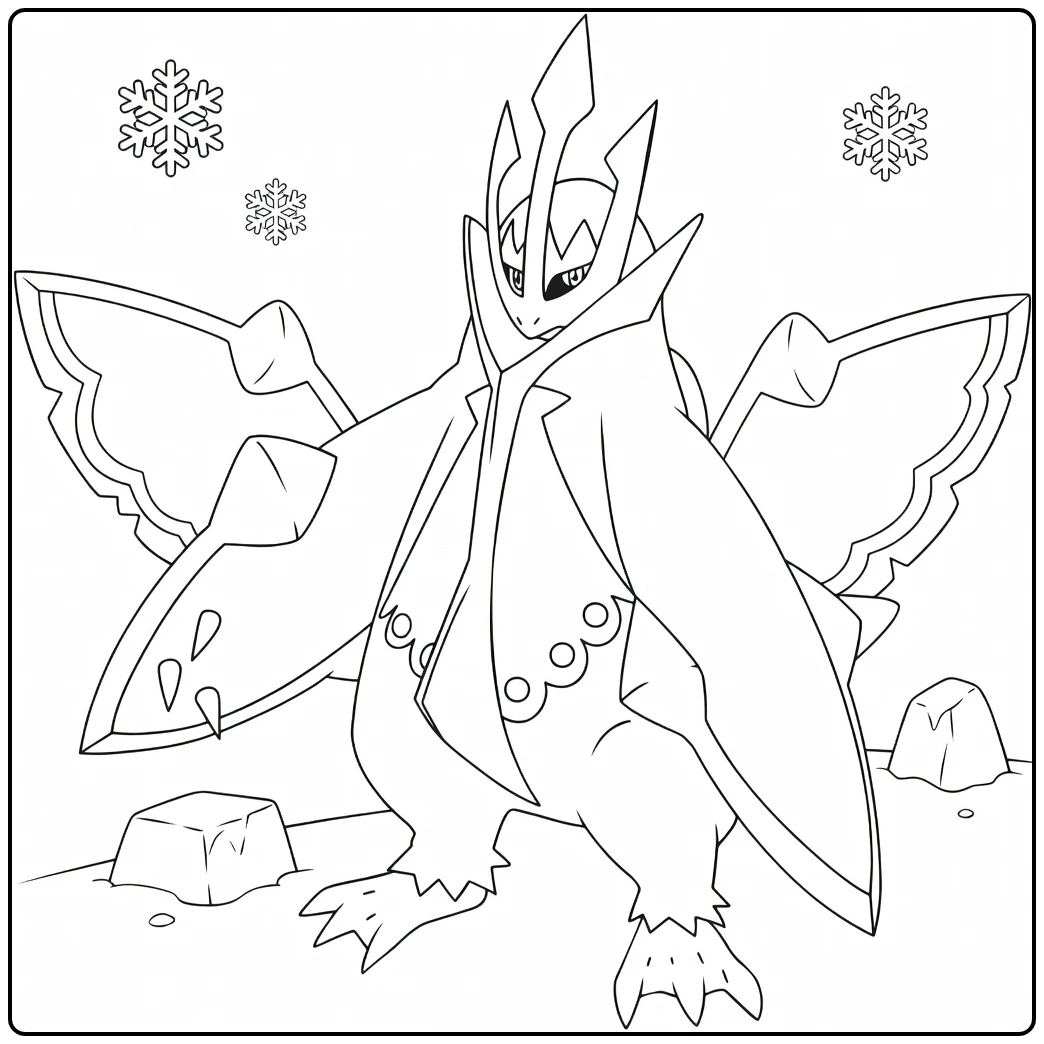 Pokemon Empoleon coloring page