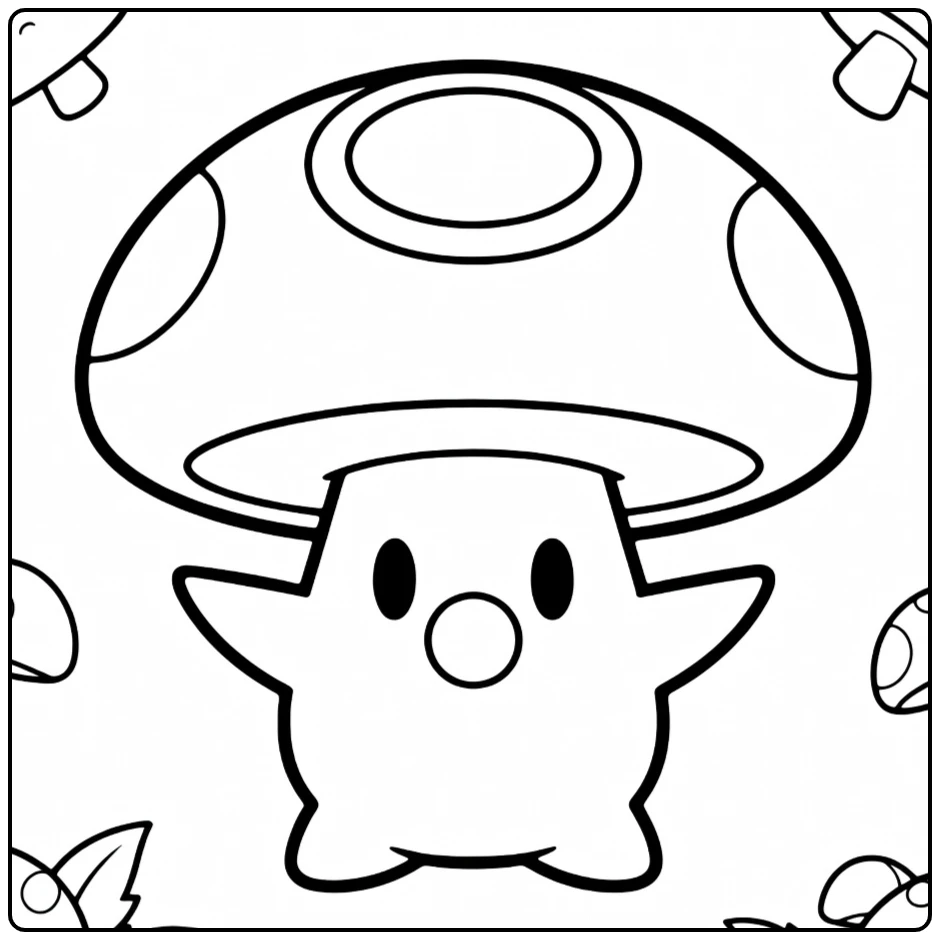 Pokemon Foongus coloring page