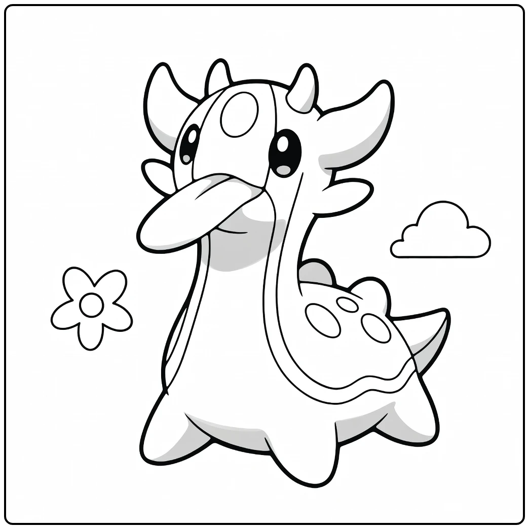 Pokemon Gastrodon coloring page