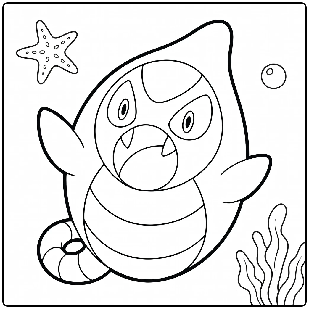 Pokemon Karrablast coloring page