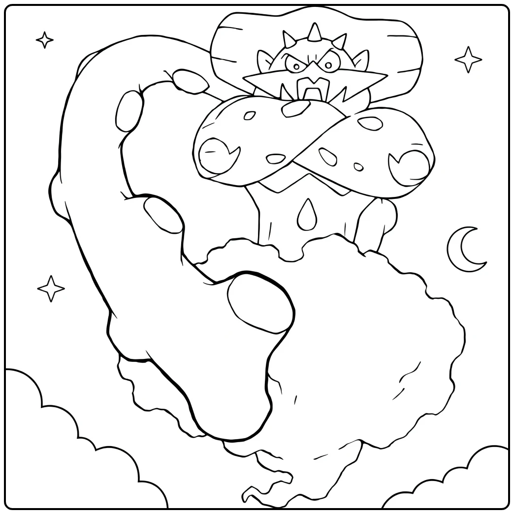 Pokemon Landorus coloring page