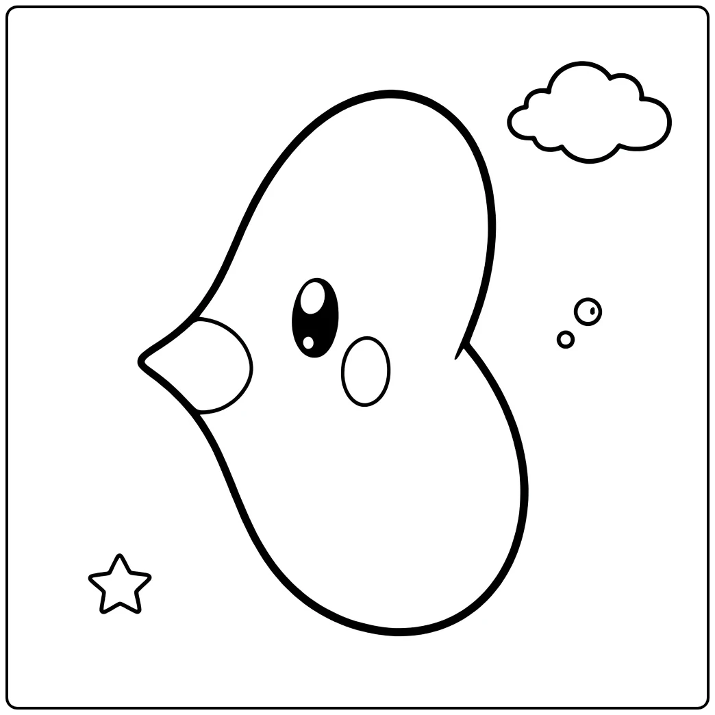 Pokemon Luvdisc coloring page