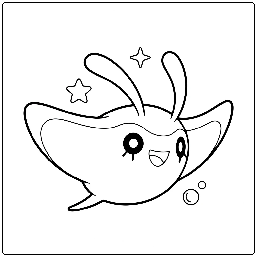 Pokemon Mantyke coloring page
