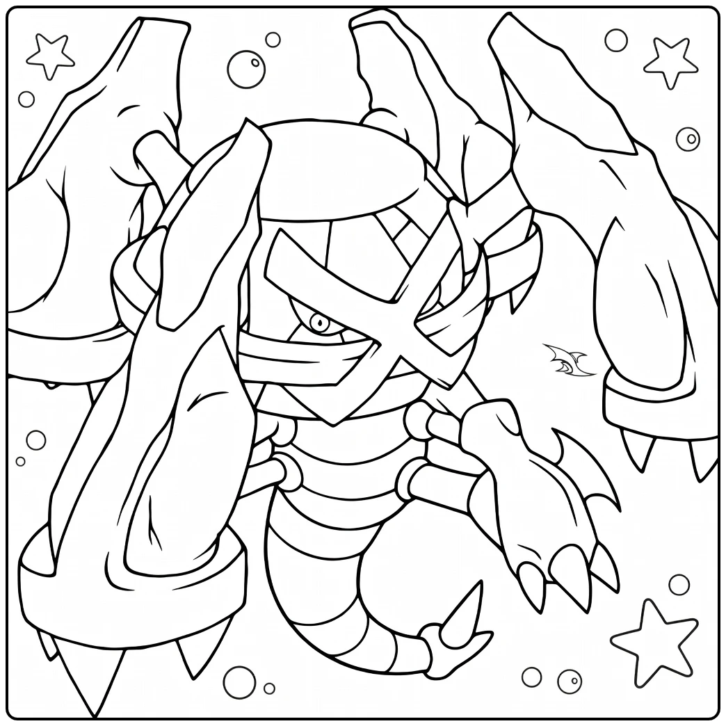 Pokemon Metagross coloring page