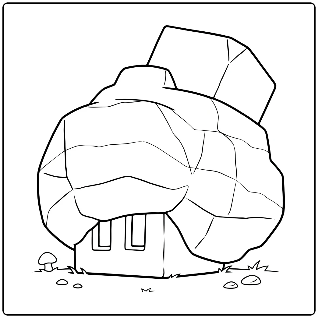 Pokemon Nacli for Children coloring page