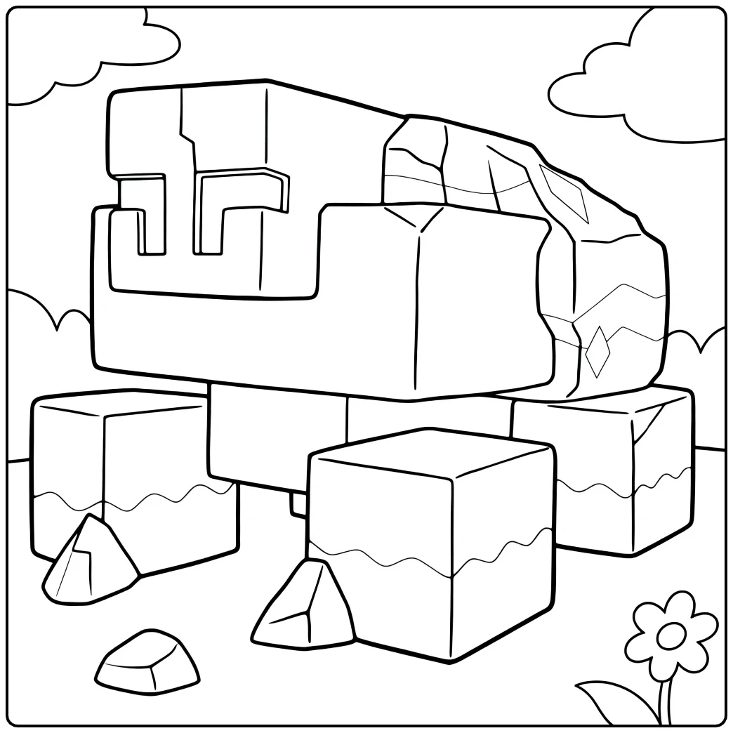 Pokemon Naclstack for Children coloring page