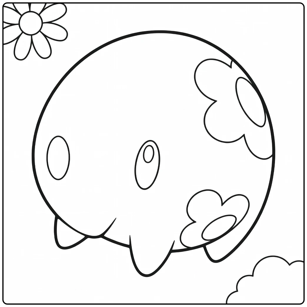 Pokemon Panpour coloring page