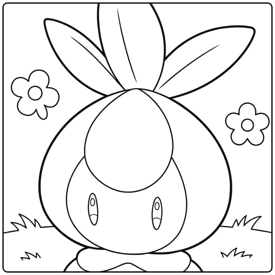 Pokemon Petilil coloring page