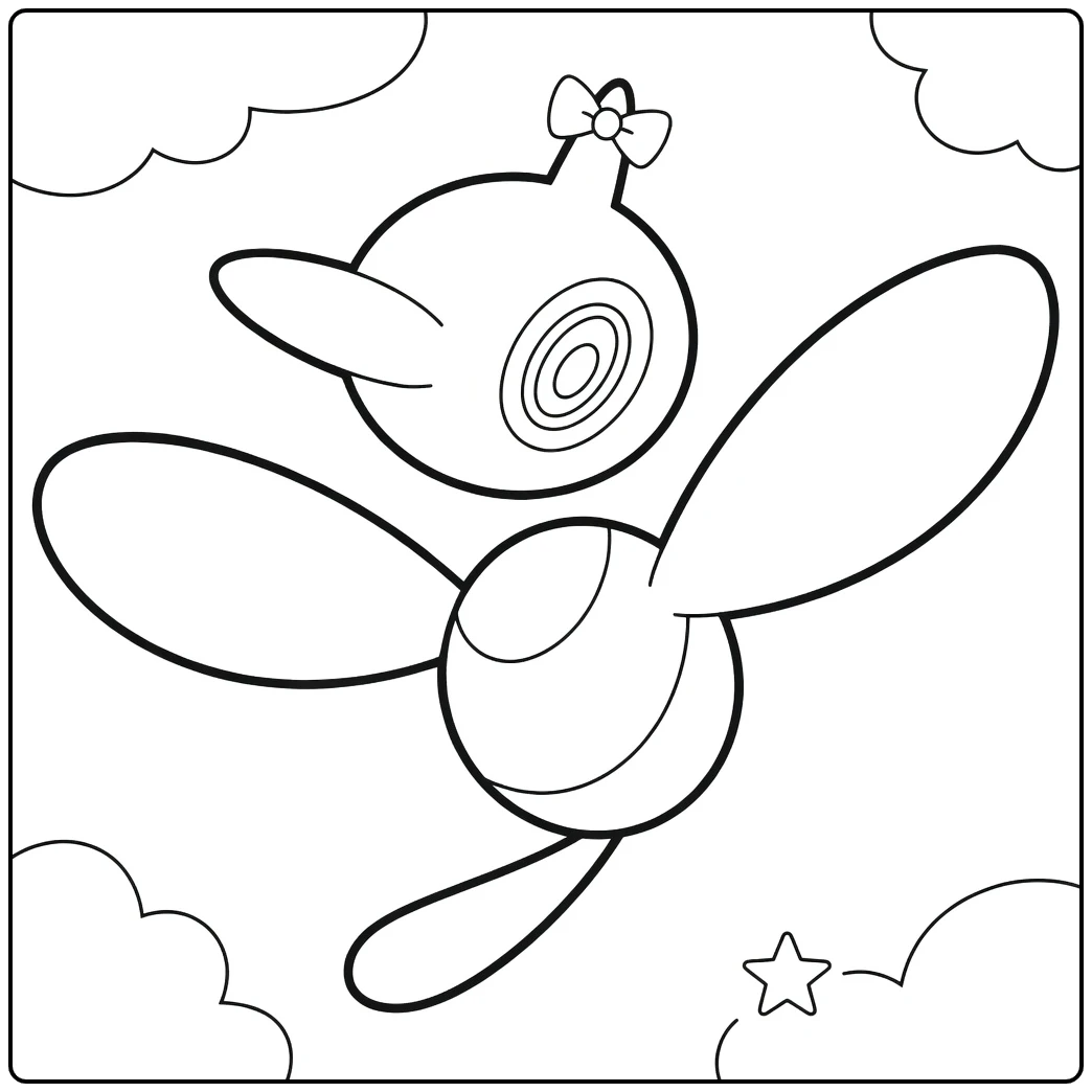 Pokemon Porygon Z coloring page