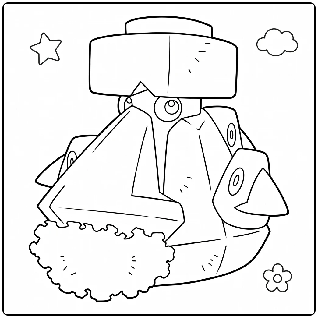 Pokemon Probopass coloring page