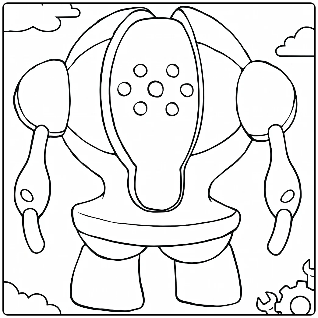 Pokemon Registeel coloring page