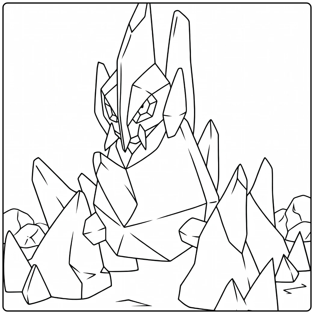 Pokemon Roggenrola coloring page
