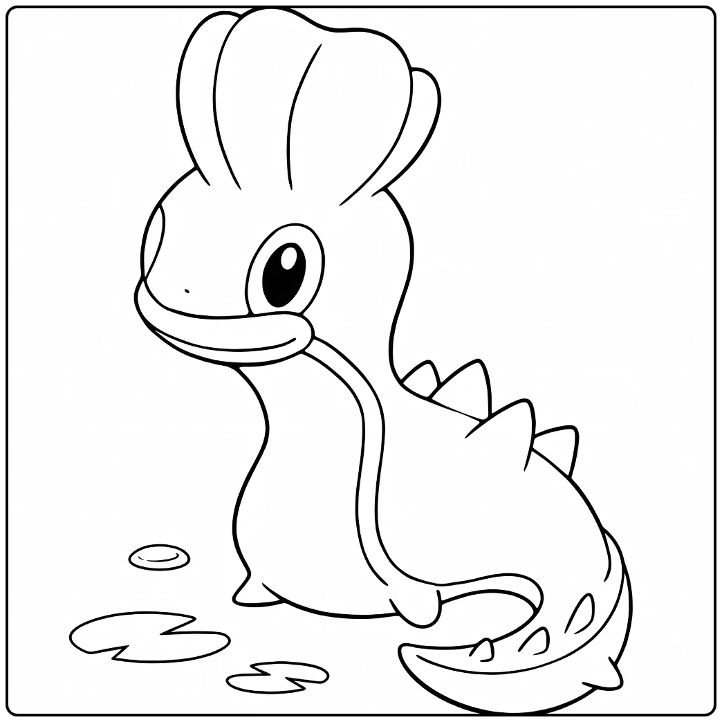 Pokemon Shellos coloring page