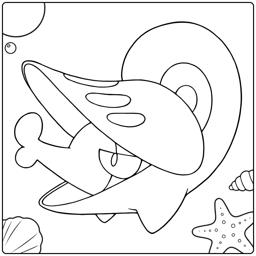 Pokemon Shelmet coloring page