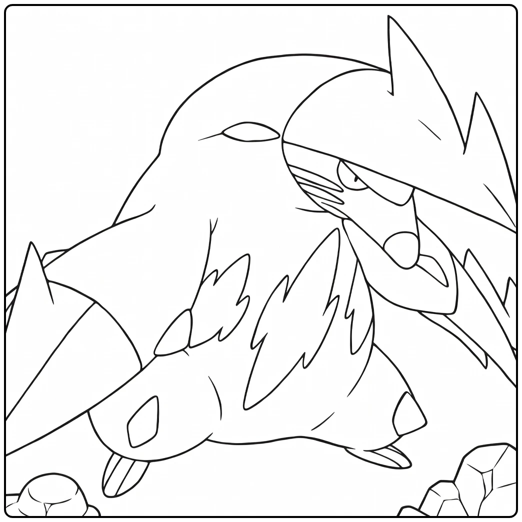 Pokemon Swoobat coloring page
