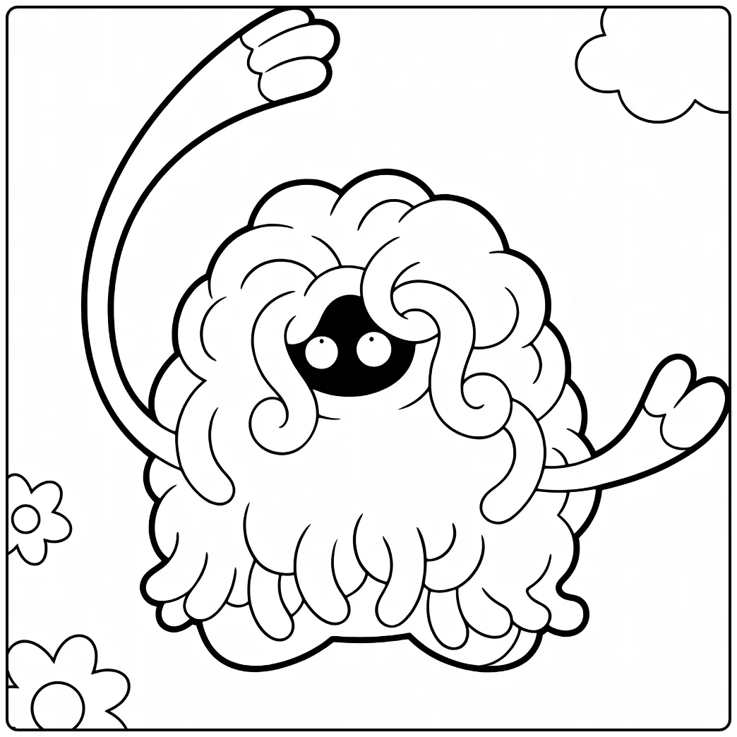 Pokemon Tangrowth coloring page