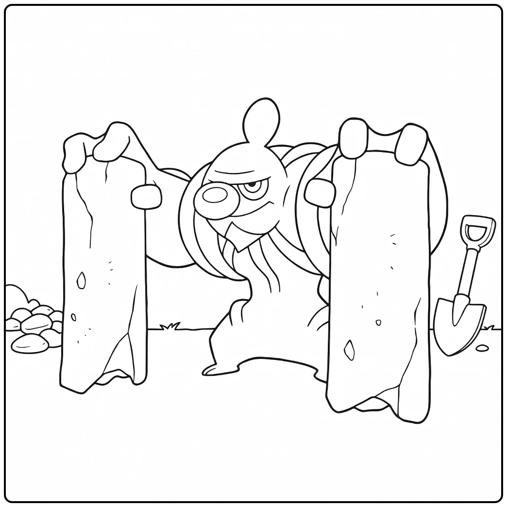 Pokemon Timburr coloring page