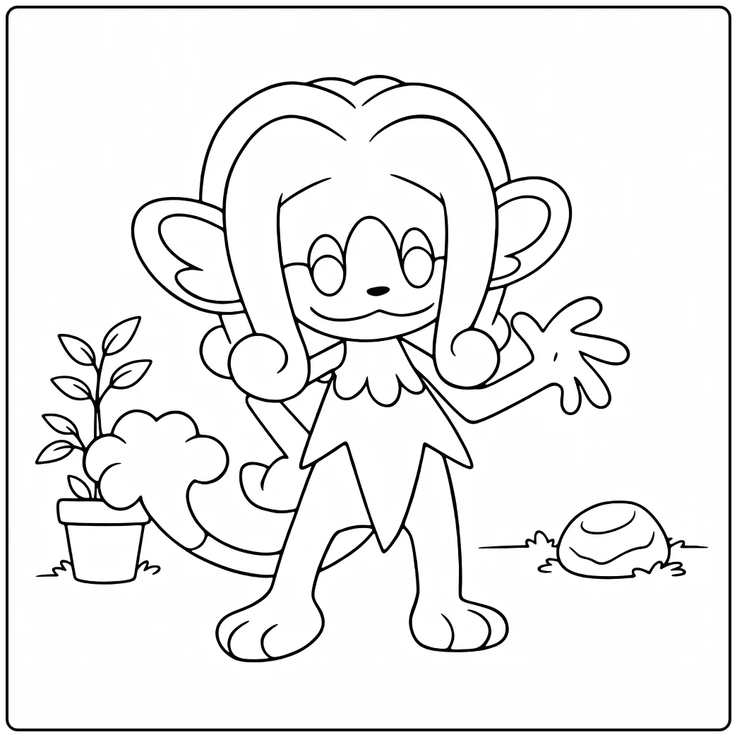 Pokemon Tympole coloring page