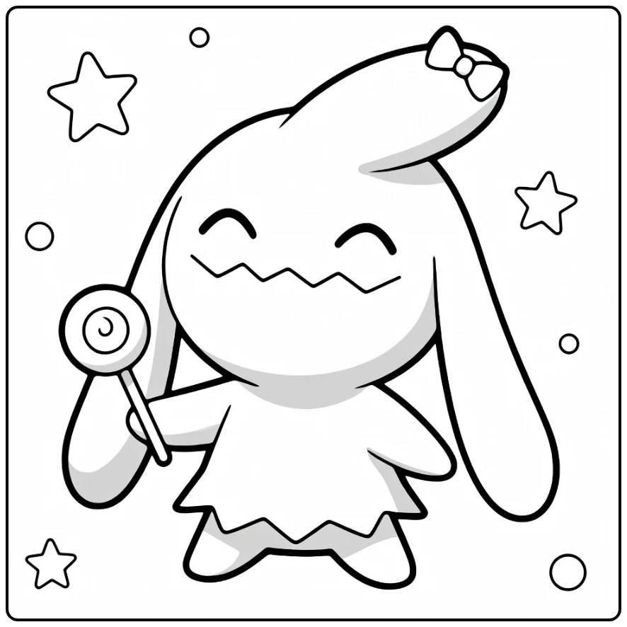 Pokemon Wynaut coloring page