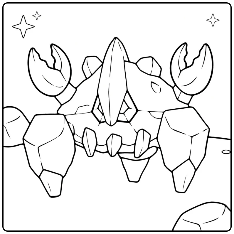 Pokemon Zebstrika coloring page