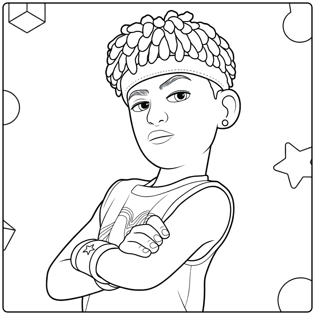 Aaron Z coloring page